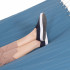 Hamac Dublu cu Bara Stabilizatoare din Lemn, HM57, Capacitate 250kg, 200x140cm, albastru [6]