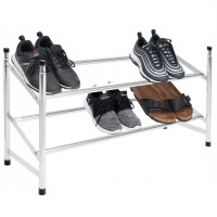 Pantofar extensibil cu 2 rafturi, 62-115cm, cromat Pantofar extensibil cu 2 rafturi, 62-115cm, cromat
