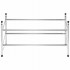 Pantofar extensibil cu 2 rafturi, 62-115cm, cromat [12]