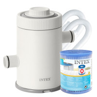 Pompa filtrare Intex 26602, debit 1250 l/h, cu Hydro Aeration, pentru piscine pana la Ø305 cm
