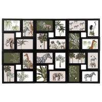 Rama foto colaj Atmosphera Cali pentru 24 poze, format mare, negru, 86x57 cm Rama foto colaj Atmosphera Cali pentru 24 poze, format mare, negru, 86x57 cm