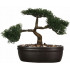 Bonsai artificial Atmosphera in ghiveci ceramic cu pietricele decorative, 23 cm, verde [4]