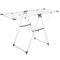 Uscator rufe 5Five Sinai cu lungime de uscare 15 m, otel si polipropilena, 150x61x96 cm, gri