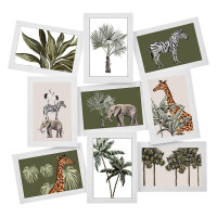 Rama colaj 9 fotografii 5Five Cali din plastic, 46x1,9x49 cm, alb Rama colaj 9 fotografii 5Five Cali din plastic, 46x1,9x49 cm, alb