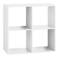 Biblioteca 5Five Mix n'Modul, 4 compartimente, PAL, 68x32x68 cm, alb