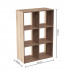 Etajera 5Five Mix n'Modul cu 6 compartimente, PAL, 68x32x101 cm, bej [2]