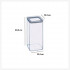 Cutie depozitare patrata 5Five PS, 1.5 litri, 10x10x20 cm, transparent [4]