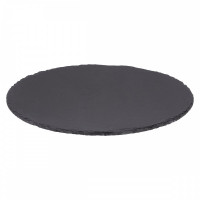Platou servire Atmosphera ardezie, diametru 32 cm, negru Platou servire Atmosphera ardezie, diametru 32 cm, negru