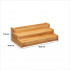 Etajera extensibila suport condimente 5Five, bambus, 32x20x11 cm, maro natural [3]
