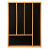 Organizator sertar tacamuri 5Five Blackbamboo, bambus, 25x34x5 cm, natur [3]