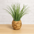 Planta decorativa Atmosphera, iarba in ghiveci impletit, 18x46 cm, maro natur [5]
