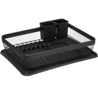 Suport vase 5Five Mayaj cu 1 nivel, otel si plastic, 43x32x13 cm, negru Suport vase 5Five Mayaj cu 1 nivel, otel si plastic, 43x32x13 cm, negru