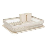 Suport vase 5Five Mayaj cu 1 nivel, otel si plastic, 43x32x13 cm, bej Suport vase 5Five Mayaj cu 1 nivel, otel si plastic, 43x32x13 cm, bej