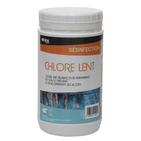 Tablete clor lent Pool 125g pentru piscine 10–20 m³, compatibile cu toate filtrele, 1kg