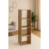 Biblioteca 5Five Mix n'Modul cu 4 compartimente, 35x32x134 cm, bej [4]