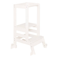 Turn observatie copii Atmosphera Lea din lemn de pin, 51x51x90 cm, alb