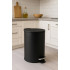 Cos gunoi 5Five Colors Colors cu pedala si inchidere soft-close, otel, 3 L, 23x23x17 cm, negru [4]
