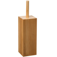 Perie toaleta 5Five Terre Inconnue cu suport cilindric, bambus si polipropilena, 10x10x38 cm, natur Perie toaleta 5Five Terre Inconnue cu suport cilindric, bambus si polipropilena, 10x10x38 cm, natur