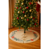 Covoras de pus sub bradul de Craciun, diametru 90 cm, bej cu modele [2]