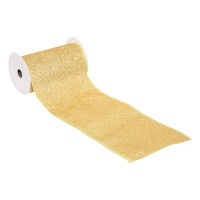 Ghirlanda decorativa panglica 12x500 cm, din PVC, aurie Ghirlanda decorativa panglica 12x500 cm, din PVC, aurie