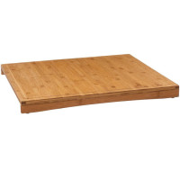 Tocator bambus Bambou, utilizare pe plita sau blat, 52x58x4 cm, natur Tocator bambus Bambou, utilizare pe plita sau blat, 52x58x4 cm, natur