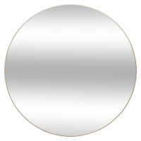 Oglinda rotunda Atmosphera Alice, diametru 110 cm, rama auriu