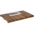 Gratar dus 5Five Acacia din lemn de salcam, antiderapant, 53x36x3 cm, natur [2]