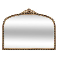Atmosphera Victoria oglinda decorativa cu rama din MDF si detalii sculptate, 71x56 cm, auriu
