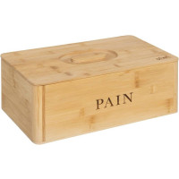 Cutie paine bambus 5Five cu design natural si capac rabatabil, 33x13x20 cm, maro natur Cutie paine bambus 5Five cu design natural si capac rabatabil, 33x13x20 cm, maro natur