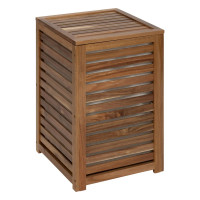 Cos rufe 65L 5Five Acacia din lemn de acacia, 40x40x60 cm, natur