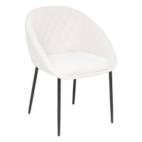 Scaun Atmosphera Seliso cu sezut din chenille, cadru din otel, 60x57x81 cm, bej Scaun Atmosphera Seliso cu sezut din chenille, cadru din otel, 60x57x81 cm, bej