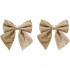 Set 2 fundite decorative din catifea pentru bradul de Craciun, dimensiuni 10x12 cm, material cu textura moale si catifelata, ideale pentru realizarea [4]