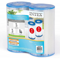 Set 2 cartuse filtrare tip A Intex 29002, pentru pompe filtrare apa piscina 28603/ 28604/ 28637/ 28638/ 28635/ 2863