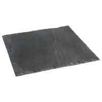Platou servire Atmosphera ardezie, 30x30 cm, negru Platou servire Atmosphera ardezie, 30x30 cm, negru