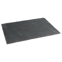 Platou servire Atmosphera ardezie, 30x40 cm, negru Platou servire Atmosphera ardezie, 30x40 cm, negru