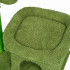 Ansamblu de joaca pentru pisici, model cactus, ascunzatoare, culcus, 63x40x72cm, verde [8]