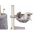 Ansamblu de joaca pentru pisici, cu loc pentru zgariat, ascunzatoare, culcus, 50x24x138cm, gri [3]