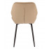 (DL) Scaun dining Milare pentru bucatarie tapitat cu catifea, 80x58x87cm, bej [7]