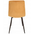 (DL) Scaun dining Piado pentru bucatarie tapitat cu catifea, 44x52x89cm, galben mustar [7]