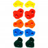 Set 10 pietre de catarare pentru copii, din plastic, suprafata antiderapanta, accesorii montaj incluse, multicolor [22]