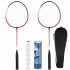 Set badminton 9 piese, 2 rachete metalice, 6 fluturasi si husa, 66 cm, multicolor [15]