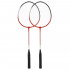 Set badminton 9 piese, 2 rachete metalice, 6 fluturasi si husa, 66 cm, multicolor [11]