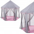 Cort Castel de joaca pentru copii, pliabil, 138x140cm, roz cu gri [12]