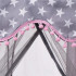 Cort Castel de joaca pentru copii, pliabil, 138x140cm, roz cu gri [14]