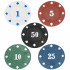 Set de Poker Complex cu 300 de jetoane, 2 seturi de carti, 5 zaruri, in servieta aluminiu [12]