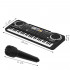 Orga electronica pentru copii, cu microfon, 61 chei, modul invatare, 54x17x5cm [22]