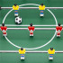 Masa de fotbal pentru copii, cu 6 manere, 18 jucatori, structura si picioare MDF, tabela scor, 69x35x62 cm [12]
