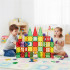 Set de constructie din cuburi magnetice educative pentru copii 100 de piese, multicolor [3]