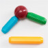 Set de constructie din cuburi magnetice educative pentru copii 128 de piese, multicolor [2]