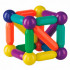 Set de constructie din cuburi magnetice educative pentru copii 128 de piese, multicolor [5]